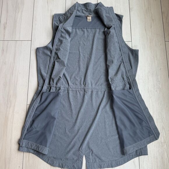 Duluth Trading Co. Women's XXL Sol Survivor Sun Protection Tunic Vest Dusty Blue - Picture 8 of 14